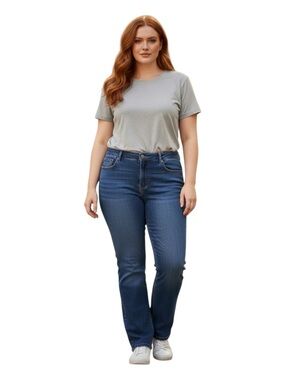 torrid Blue Plus Size 22S Stretch Bootcut Jeans